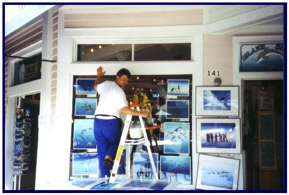 Last signature of Pascal's American tour 2001 in Key West