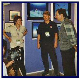President N.Balashova with Pascal in Antibes Festival 2002