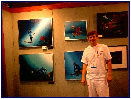 Pascal's exhibition at the Art Innovation Center of Dema 2003