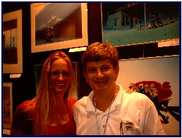 World freediving recordwoman Tanya Streeter visits exhibition