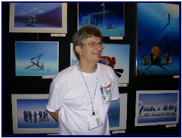 Pascal's exhibition at Dema show, pic by R.Petzold