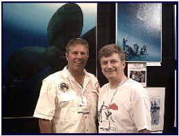 Bill Todd from Nasa,meets Pascal at home, after several meetings in Antibes Festival  