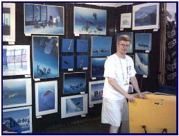 Pascal at the dive show  in Fort Lauderdale, 2006