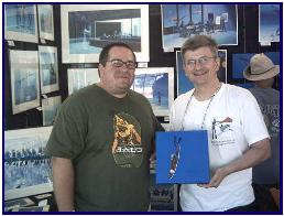 An happy customer of a pascal's painting  in Fort Lauderdale, 2006