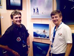  Pascal Lecocq with J-P.Imbert at the Paris Dive show 2007