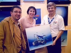 Pascal Lecocq with Mrs & M.Leveille at the Paris Dive show 2007