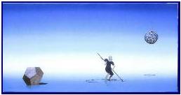 5 elements, oil on canvas by Pascal Lecocq, 40x80cm
