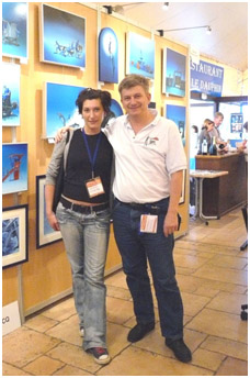 with Russian Movie Festival President E.Gushina, pic by G.lecocq