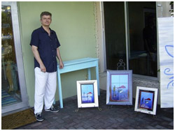 One Ocean Many Artists Exhibition Opening in Lantana, FL, pic by R.Acocelli