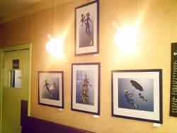 Pascal's exhibition in Le Papagayo, 2008