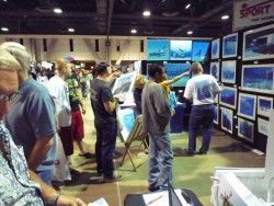 Pascal's exhibition at the ScubaShow 2009
