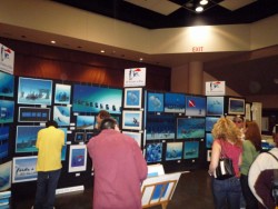 Pascal's exhibition at the Bay Area Dive Show, Santa Clara , CA, 2010