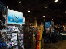 Pascal's exhibition at OceanEnterprises booth at Scuba Show 2010