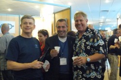 with A.Fuchs and Bill Todd, of Nasa, Pascal's show, Marseille 2010