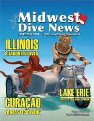 Midwest Dive News with Pascal's side car cover