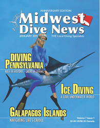 Midwest Dive News with Pascal's zodiac sign Pisces cover